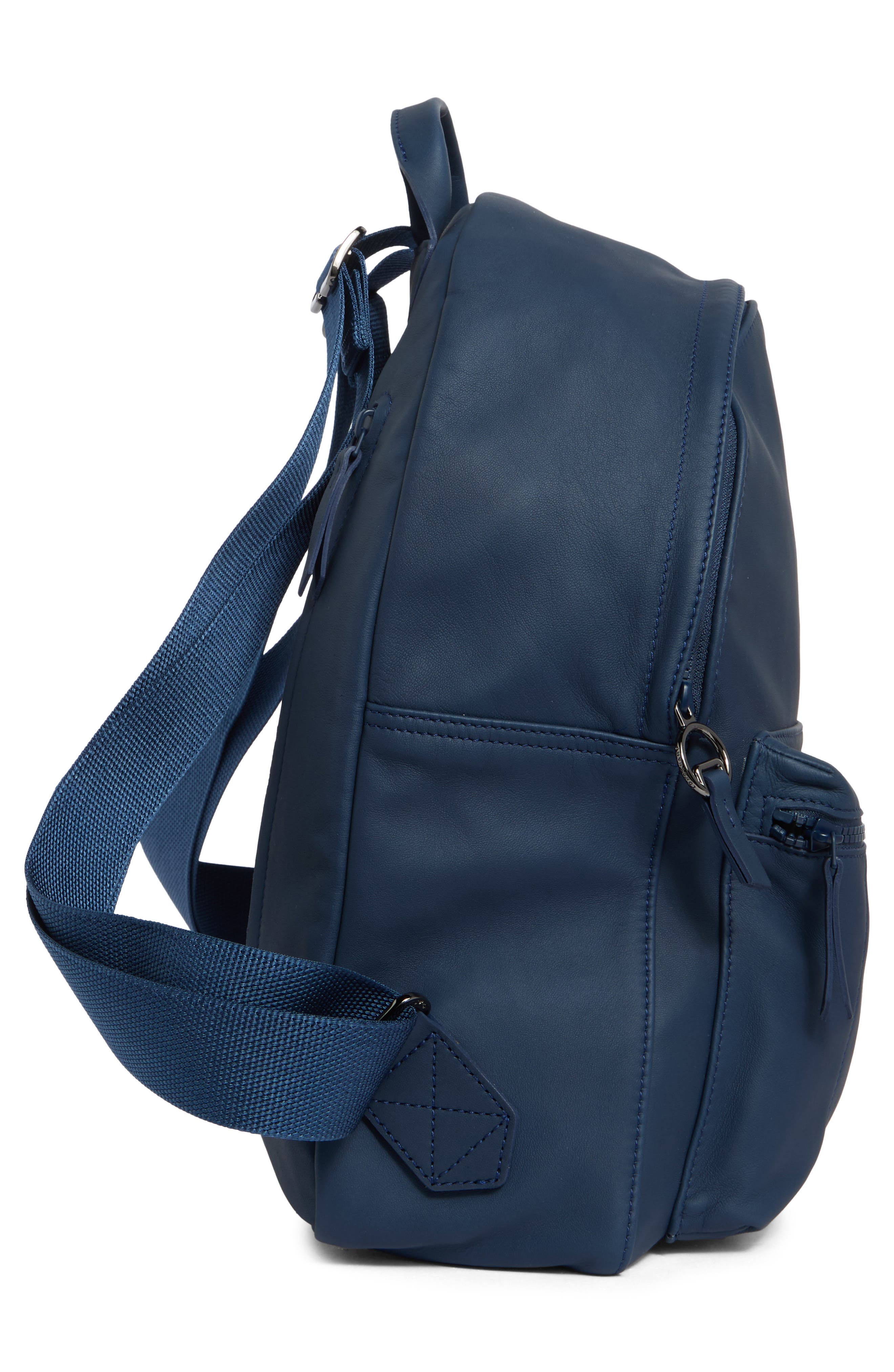 Parisis Leather Backpack, Alternate, color, BALTIK