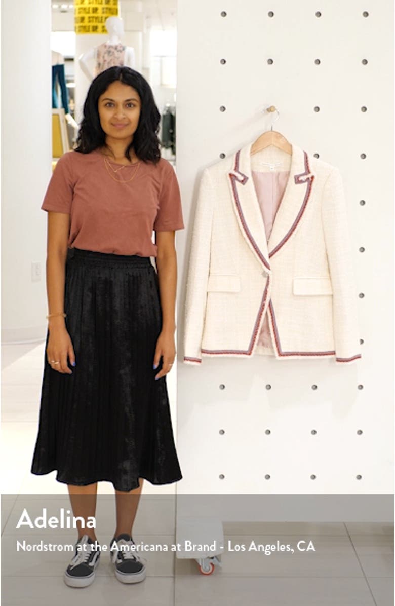 Raw Edge Cutaway Blazer, sales video thumbnail