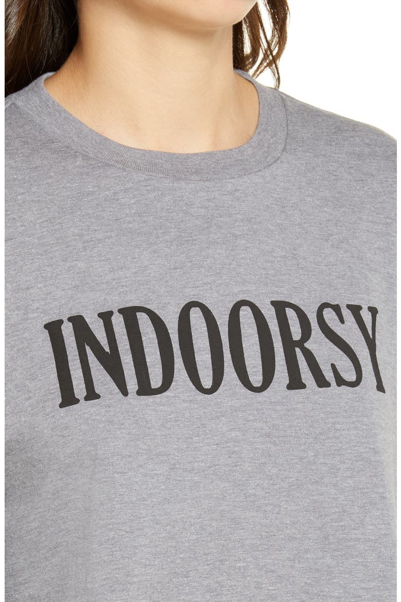 Indoorsy Washed Graphic T-Shirt, Alternate, color, HEATHER GREY