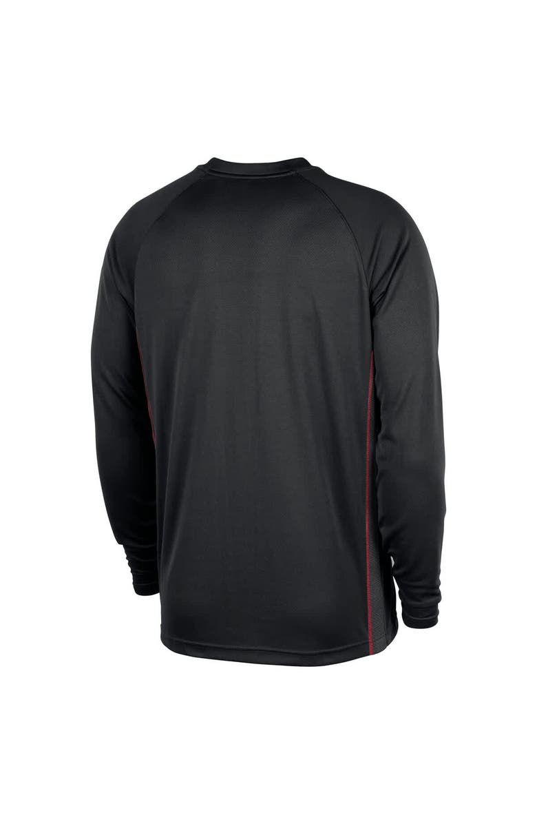 Nike Men's Nike Black Miami Heat 2025/26 Authentic Pre-Game Legend Dri-FIT Long Sleeve Shooting Shirt, Alternate, color, Black