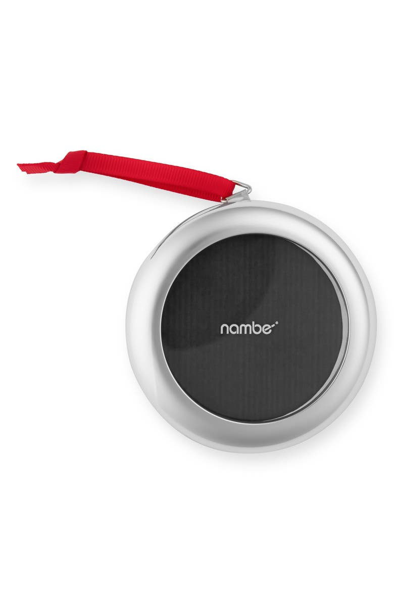 Nambé Round Frame Ornament, Alternate, color, Silver