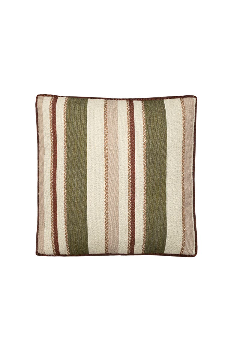 Ridgeway Box Textured Stripe Indoor & Outdoor Woven Accent Box Pillow & Insert, Alternate, color, Multi