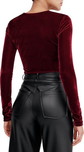 Ansley Velvet Top