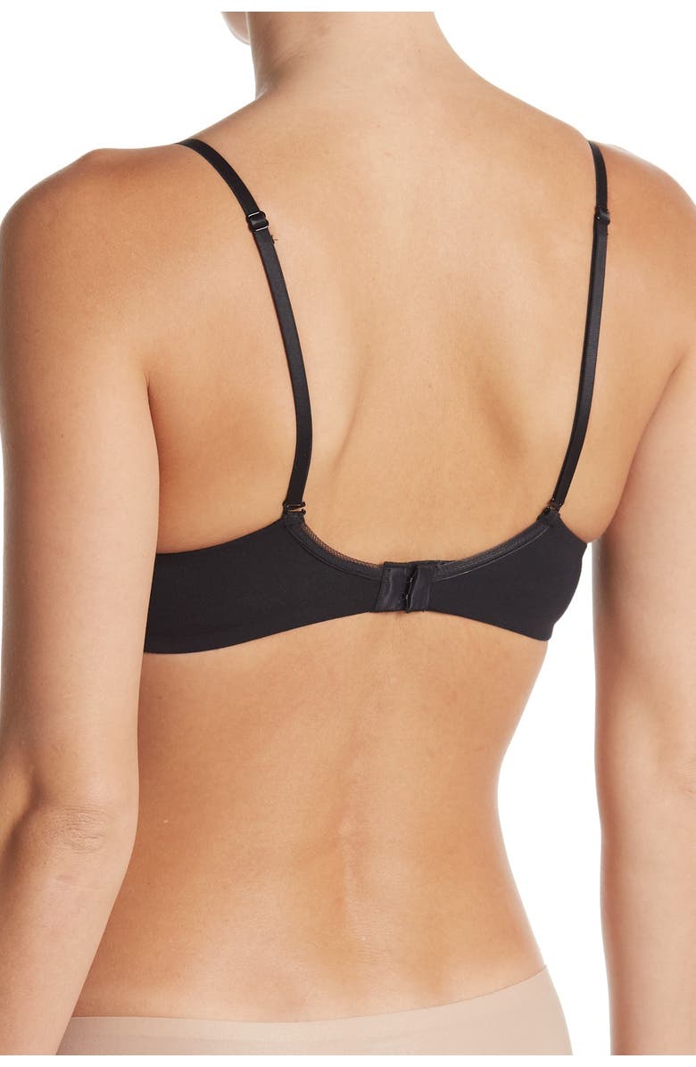 On Gossamer Cabana Cotton Blend Convertible Underwire Bra, Main, color, Black