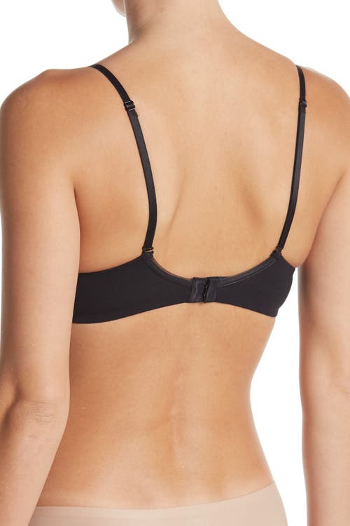 On Gossamer Cabana Cotton Blend Convertible Underwire Bra in Black 