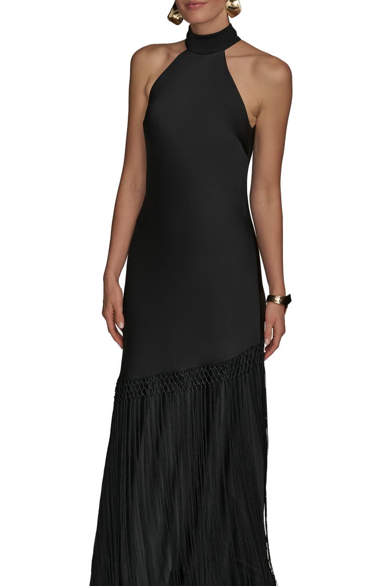 Donna Karan New York Sleeveless Gown, Alternate, color, Black
