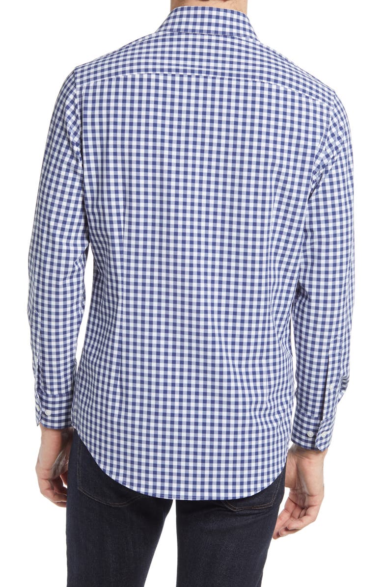 Mizzen+Main Leeward Stretch Check Button-Up Shirt, Alternate, color,