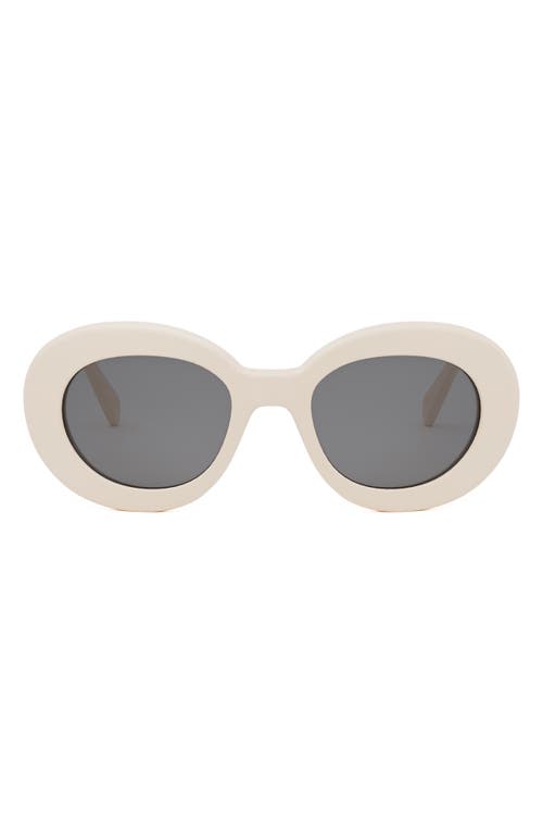 Celine Triomphe 53mm Round Sunglasses