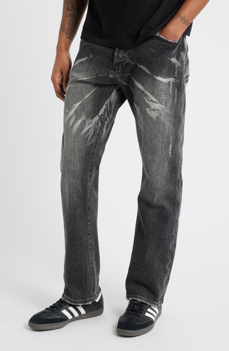 Billionaire Boys Club BB Cosmos Heart Fit Distressed Jeans, Main, color, Light Years