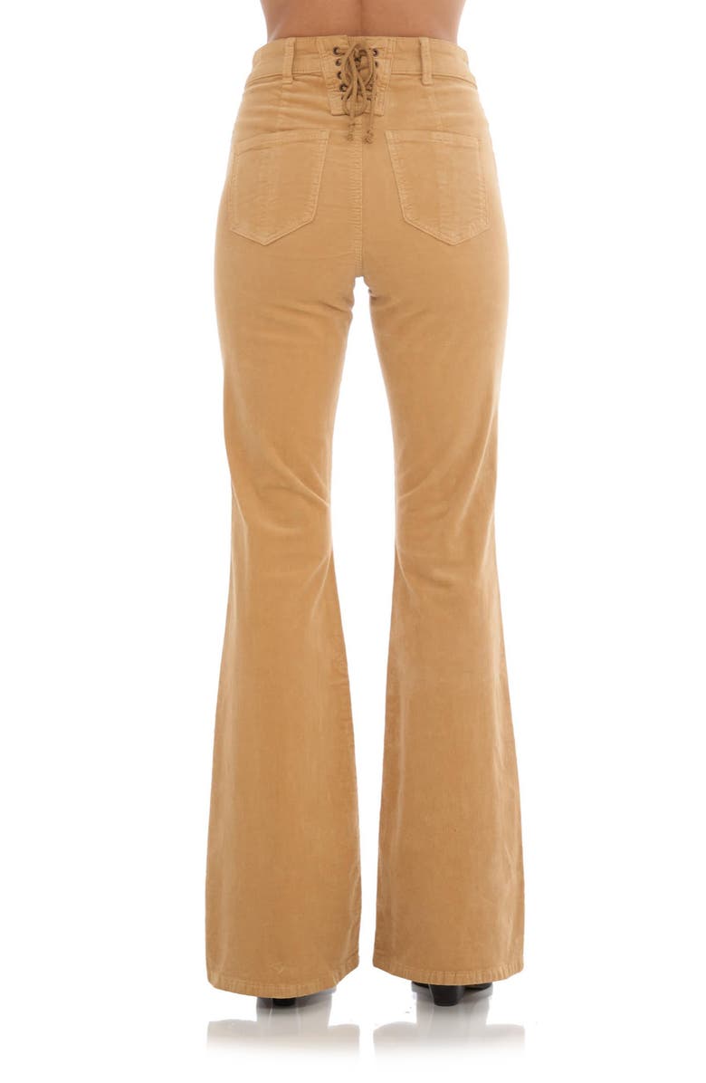 Prosperity Denim Farrah High Waist Flare Leg Corduroy Pants, Alternate, color, 