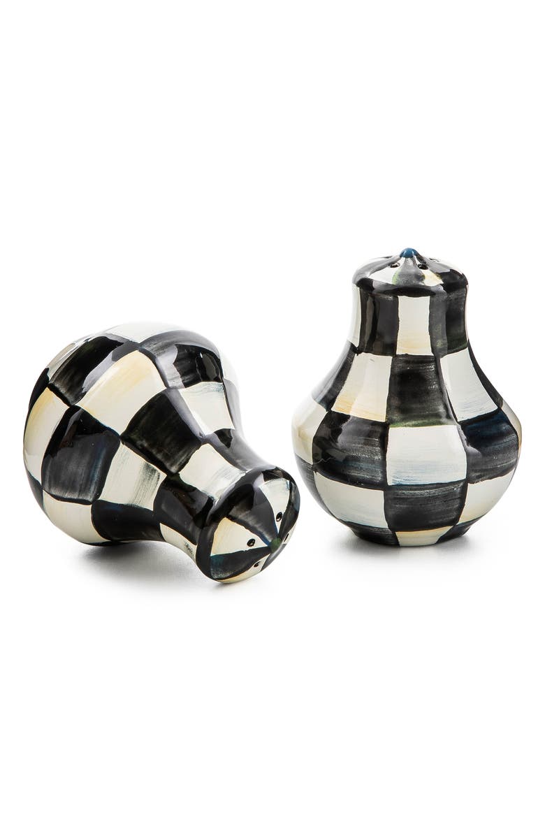 MACKENZIE CHILDS Courtly Check Salt & Pepper Shaker Set, Alternate, color, Courtly