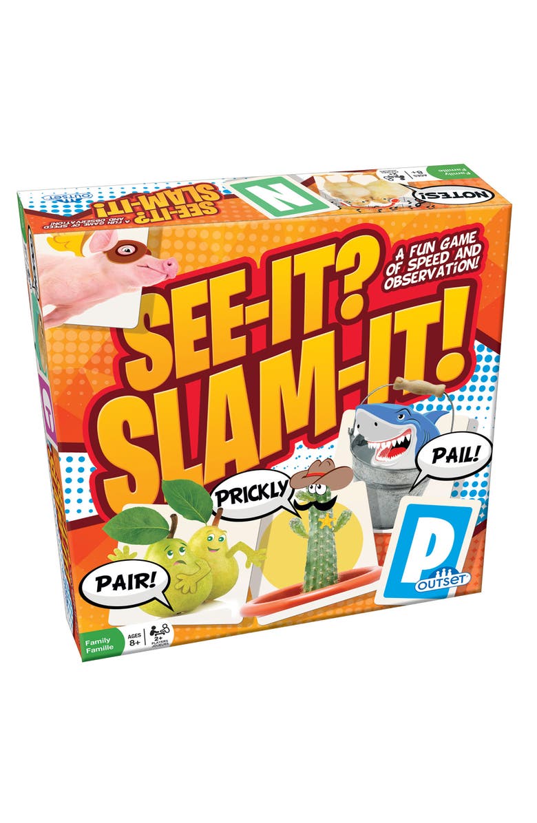 Outset Media Seeit? Slamit! Board Game, Ages 8+, 2 Or More Players, Main, color, Multicolored