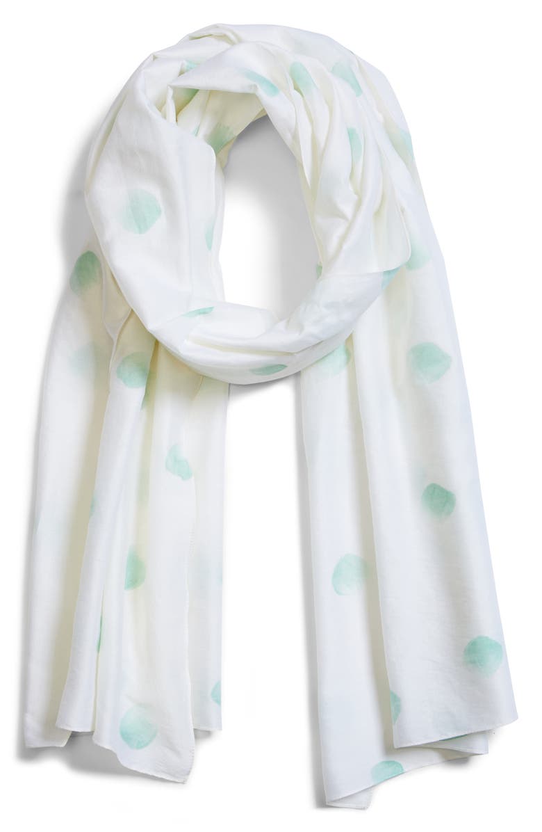 Eileen Fisher Organic Cotton & Silk Scarf, Alternate, color, 
