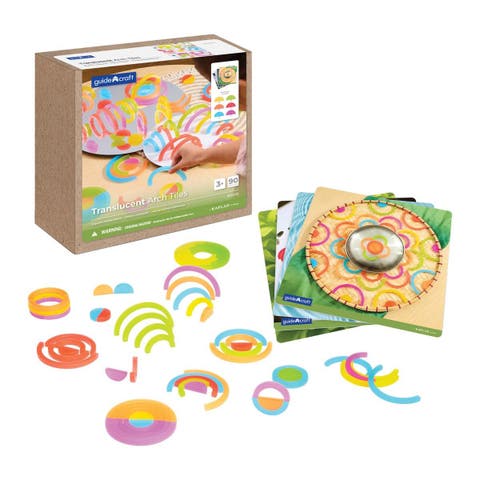 Translucent Arch Tiles - 90 Pieces