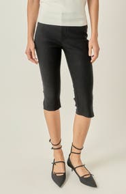 English Factory Side Slit Capri Pants