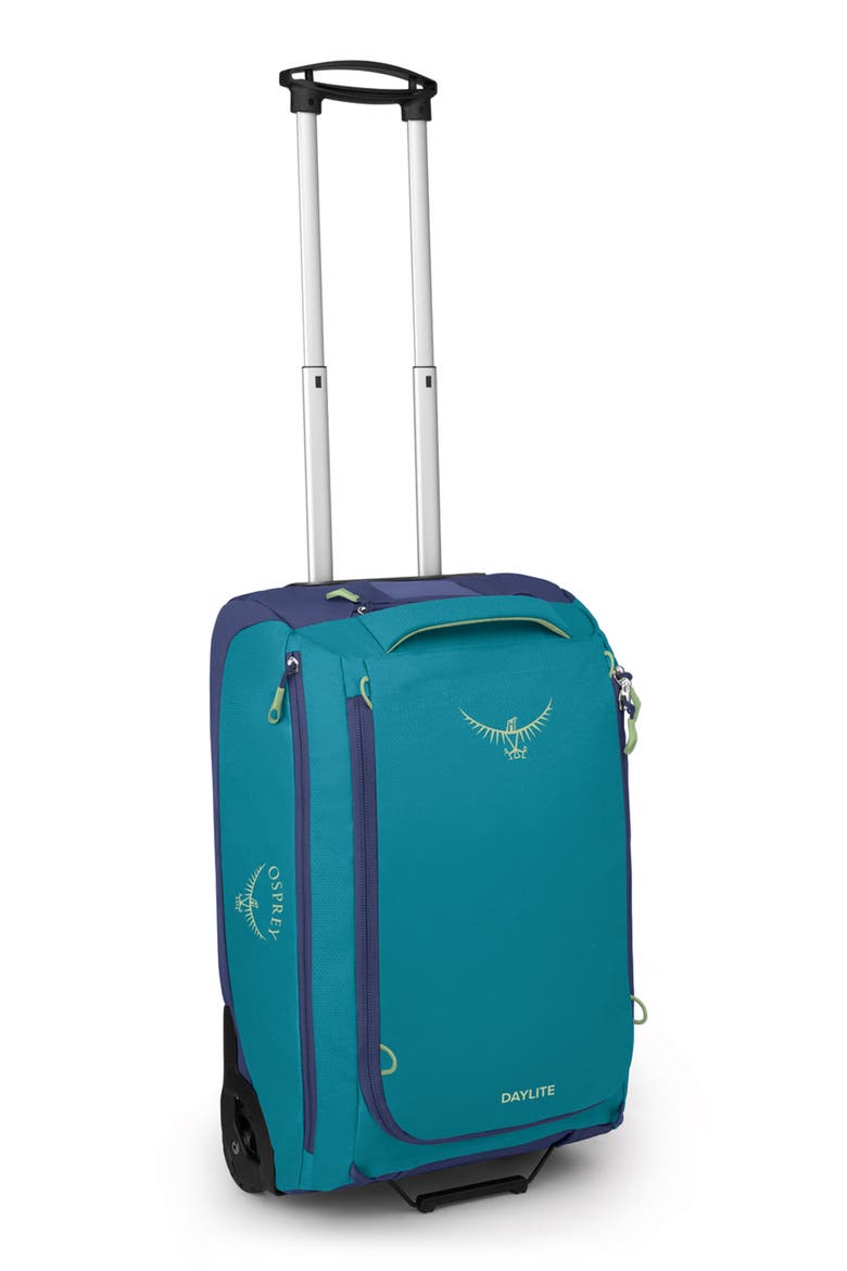 Daylite 40-Liter 22-Inch Wheeled Carry-On Duffle Bag, Alternate, color, BLUE SPIKEMOSS/ ALKALINE