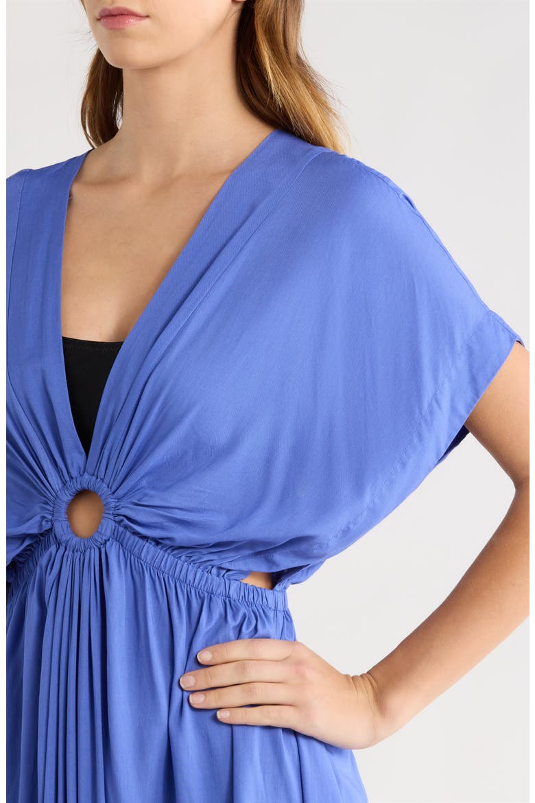 Ring Cover-Up Maxi Dress, Alternate, color, SAPPHIRE BLUE