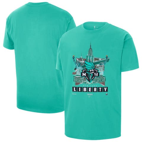 Men's Nike Mint New York Liberty Original Content Max90 T-Shirt