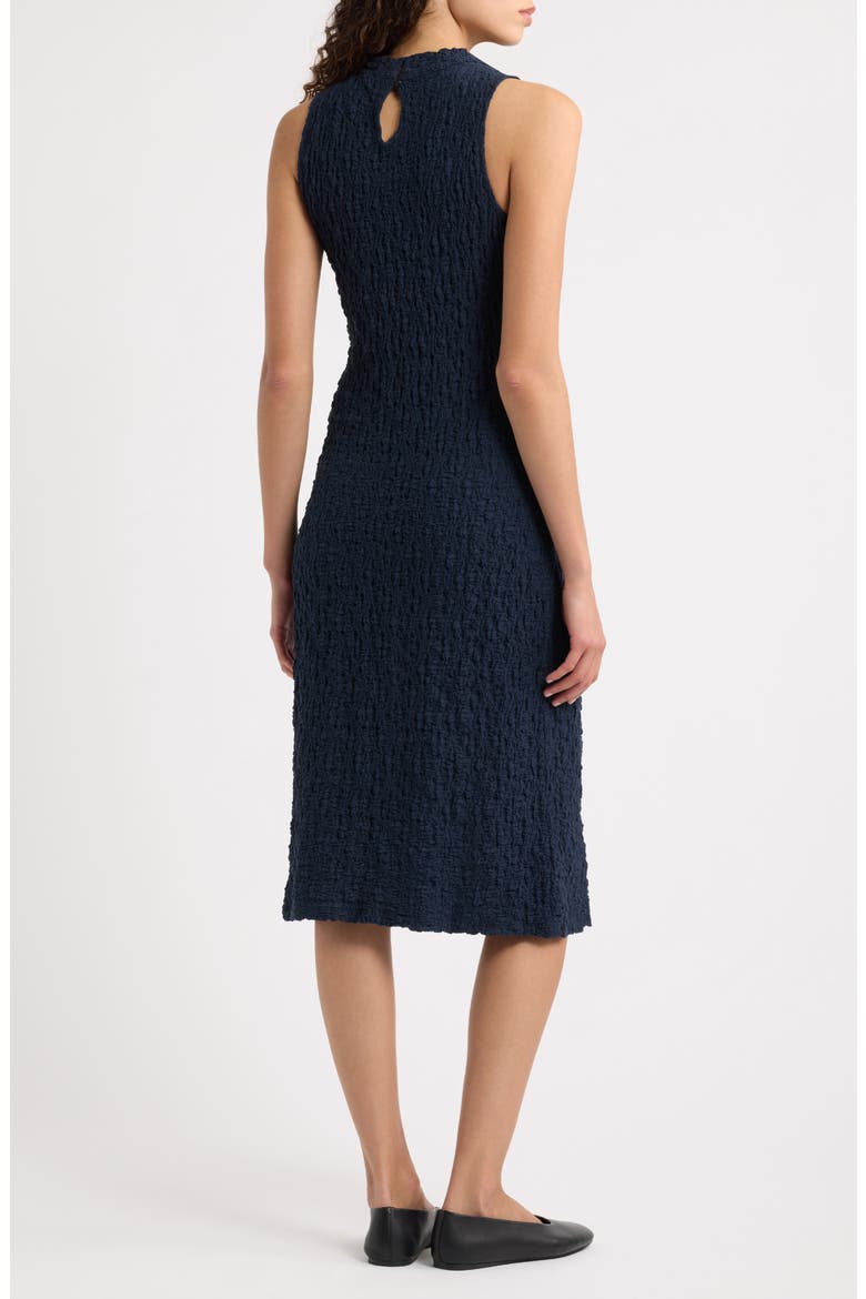 Funnel Neck Sleeveless Dress, Alternate, color, MARINA BLUE