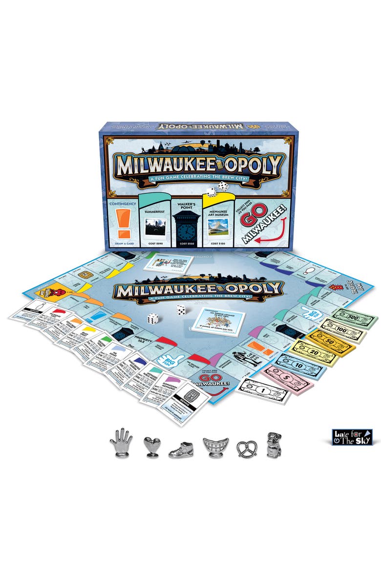 Late for the Sky Milwaukeeopoly Monopoly Board Game, Alternate, color, Multicolored