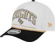 New Era Men's New Era White/Black UCF Knights Arch Two-Tone Rope 9FORTY A-Frame M-Crown Adjustable Hat