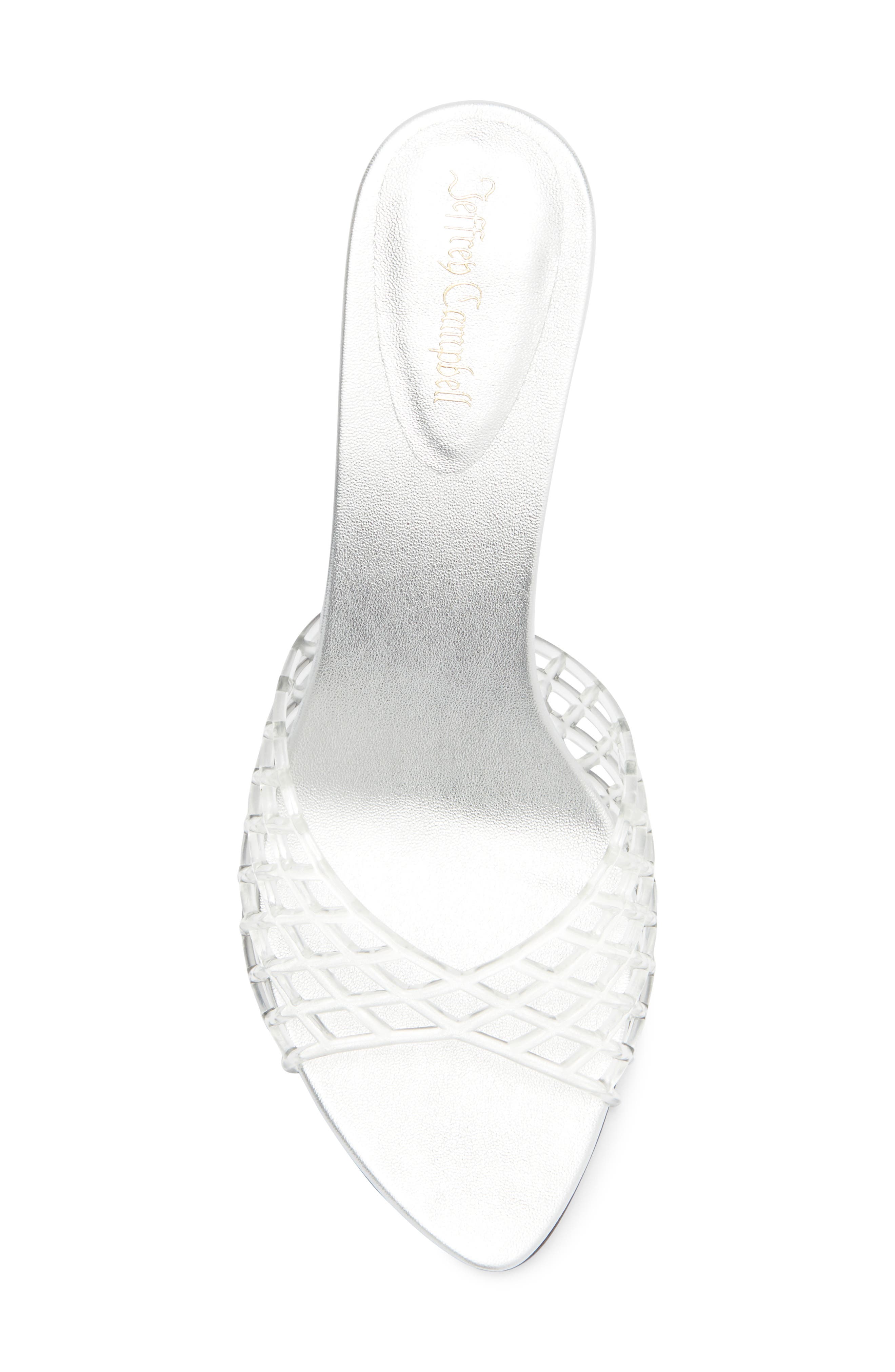 Seablue Jelly Slide Sandal, Alternate, color, CLR SLVR