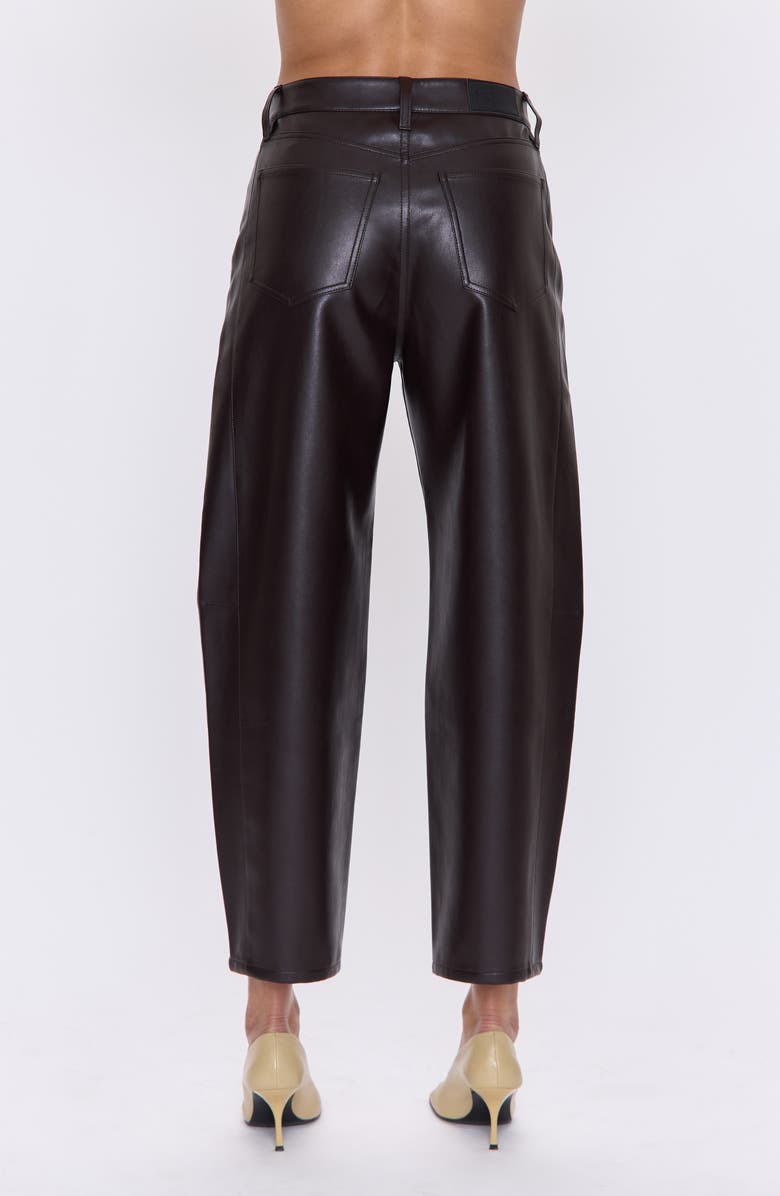 Pistola Eli Coated Ankle Barrel Leg Jeans, Alternate, color, French Roast