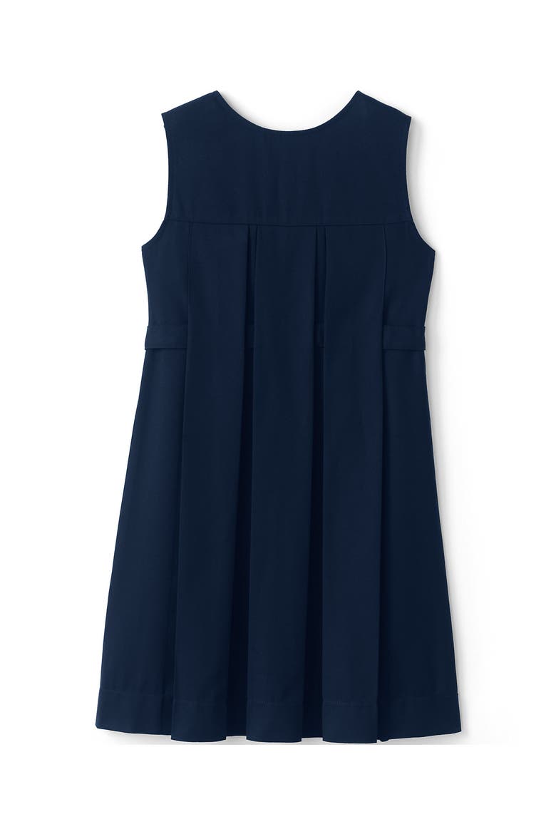 Girls Solid Pleated Jumper, Alternate, color, Academic Classic Navy
