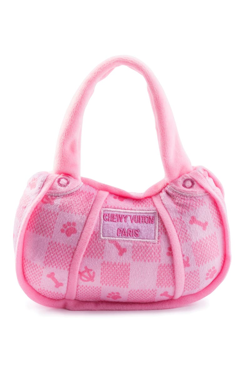 Chewy Vuiton Dog Toy, Main, color, PINK