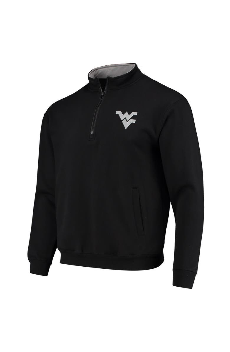 COLOSSEUM Men's Colosseum Black West Virginia Mountaineers Tortugas Logo Quarter-Zip Jacket, Alternate, color, Black