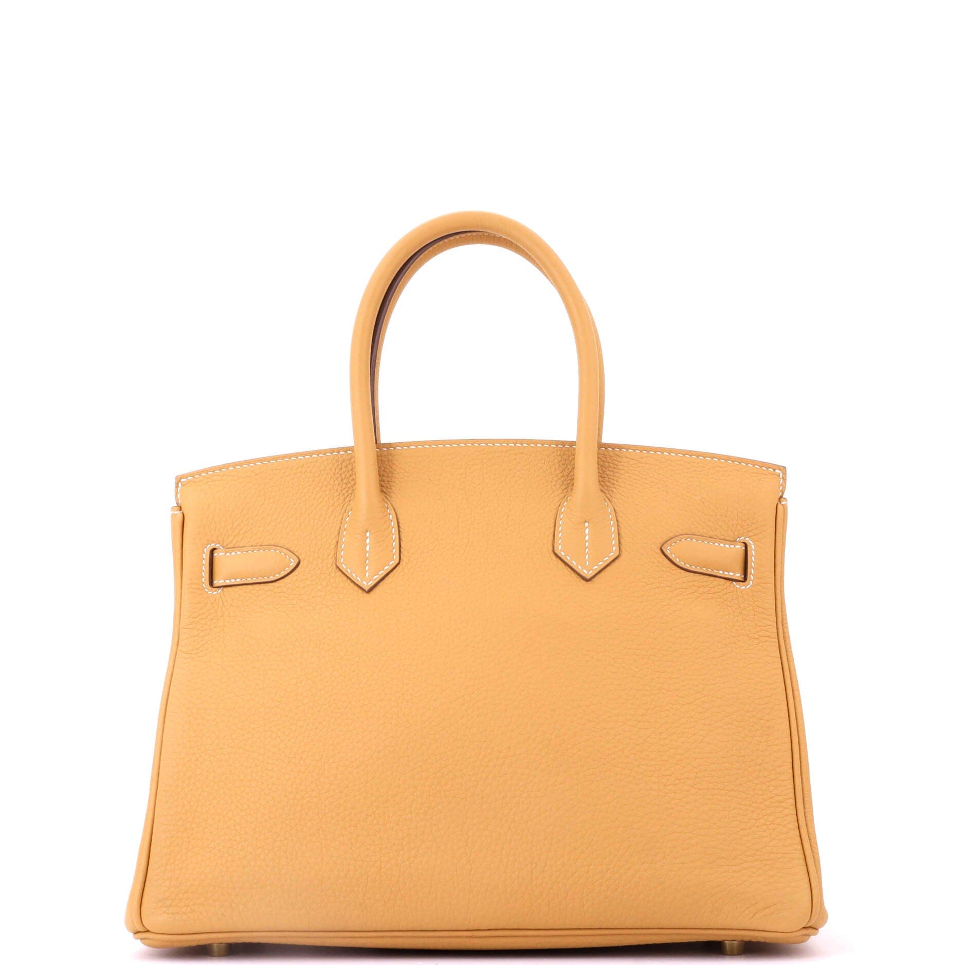 Pre-Owned Hermes Birkin Handbag Brown Togo with Gold Hardware 30, Alternate, color, Natural Sable