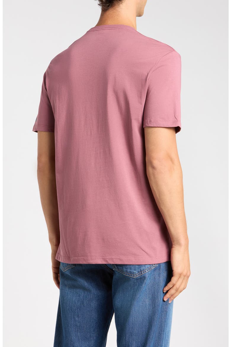 Embossed Monogram T-Shirt, Alternate, color, RAISIN
