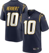Nike Men's Nike Justin Herbert Navy Los Angeles Chargers Alternate Game Jersey