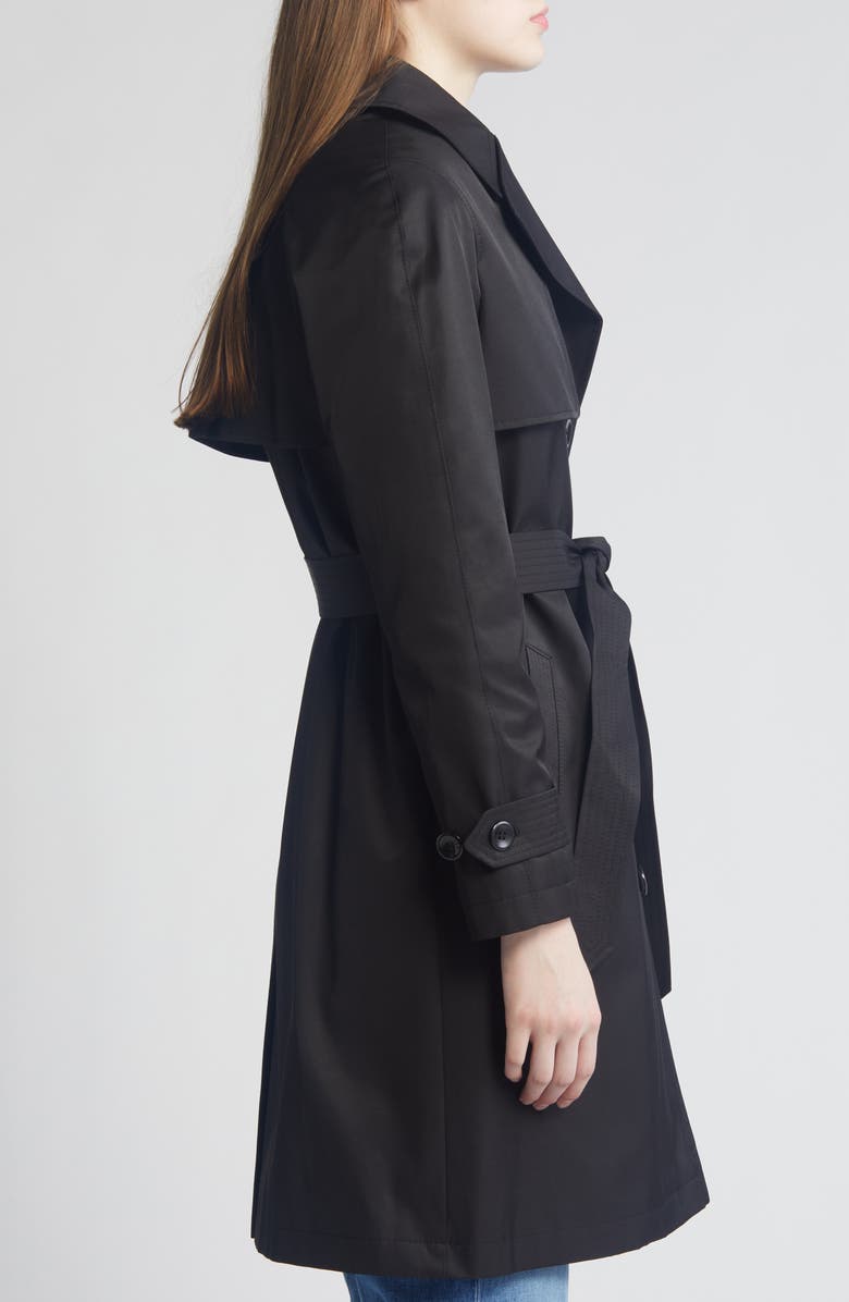 Via Spiga Water Repellent Cotton Blend Trench Coat, Alternate, color, 