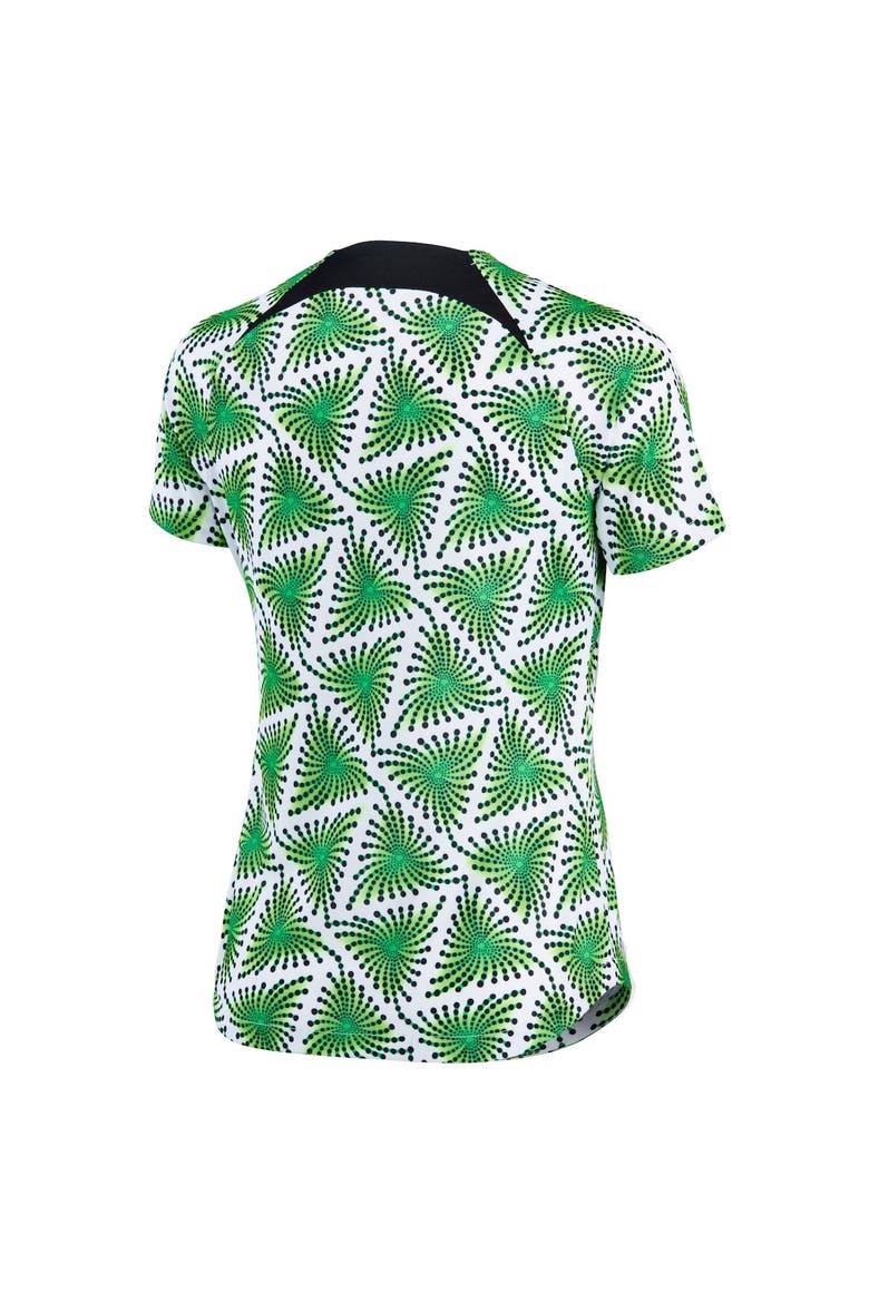 Women's Nike Green Nigeria National Team 2022 Pre-Match Top, Alternate, color, White
