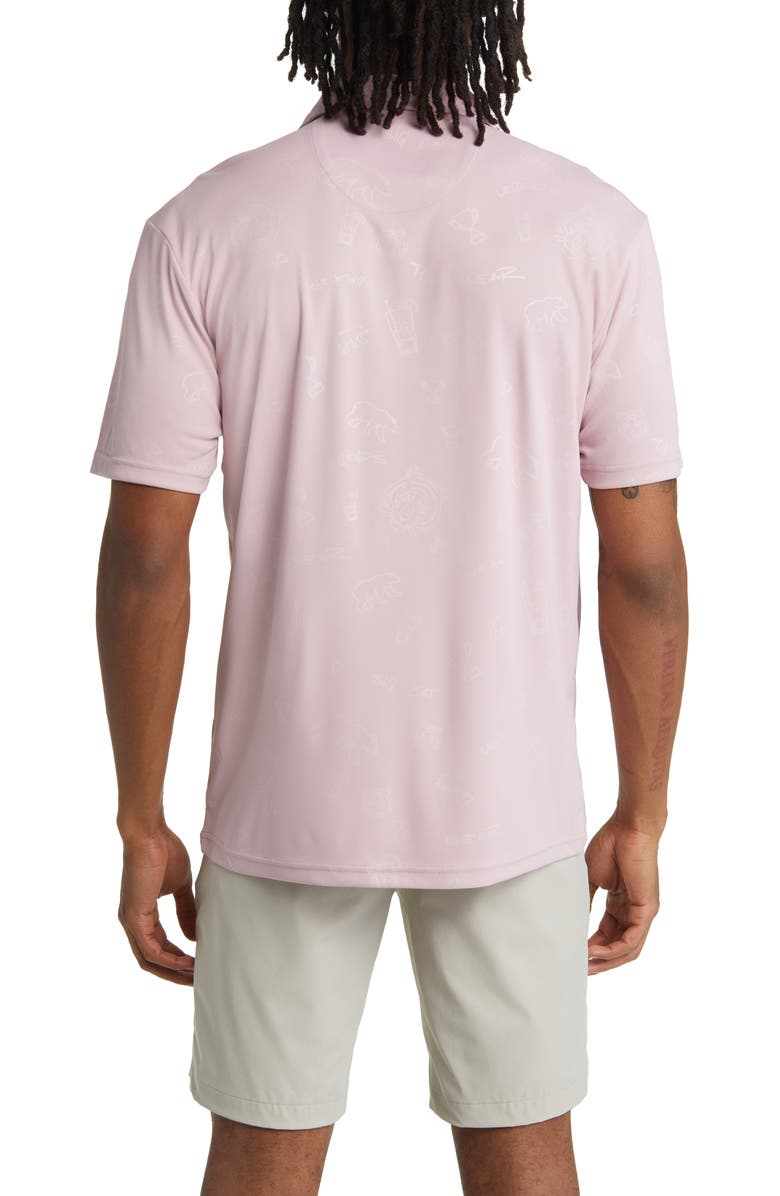 Swannies Crosby Bear Print Golf Polo, Alternate, color, 