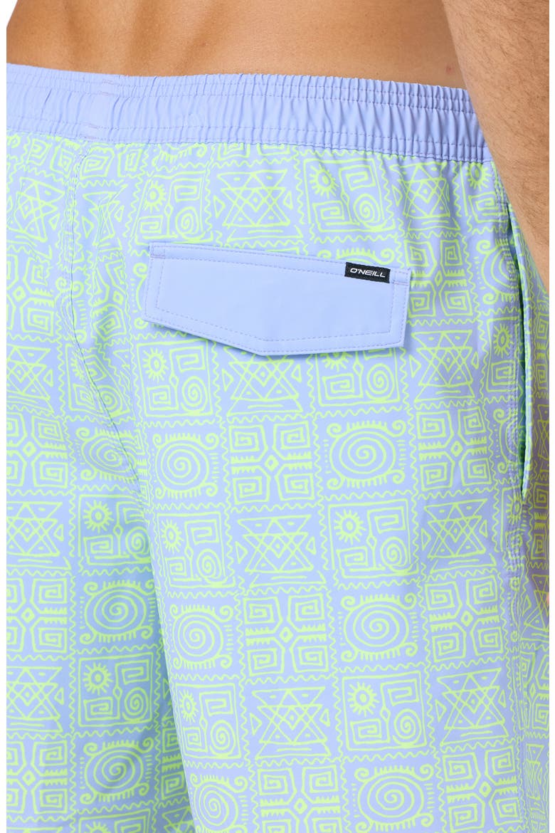 Hermosa Swim Trunks, Alternate, color, BLUE JELLY