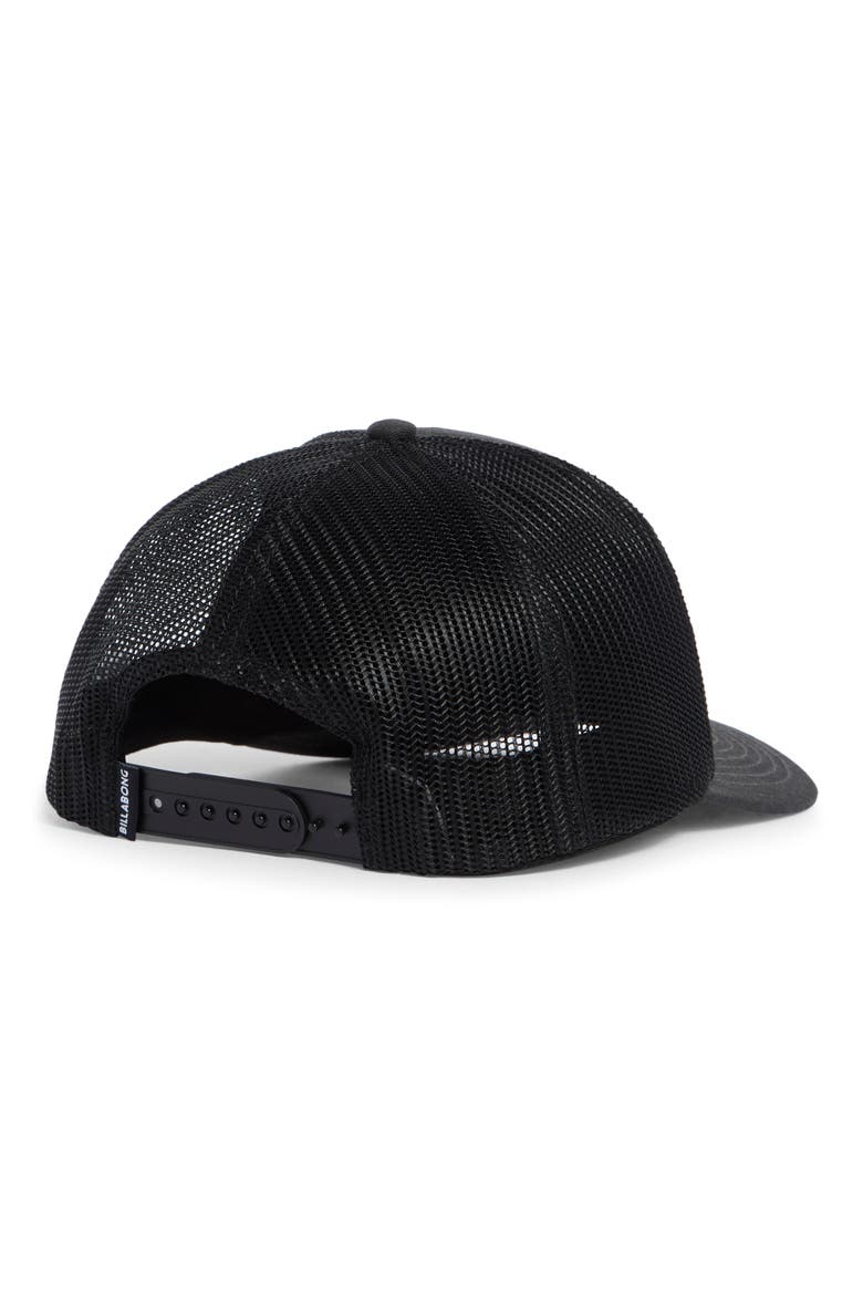 Shadow Tropics Trucker Hat, Alternate, color, BLACK PEBBLE