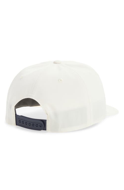 Swannies Vista Snapback Baseball Cap In White