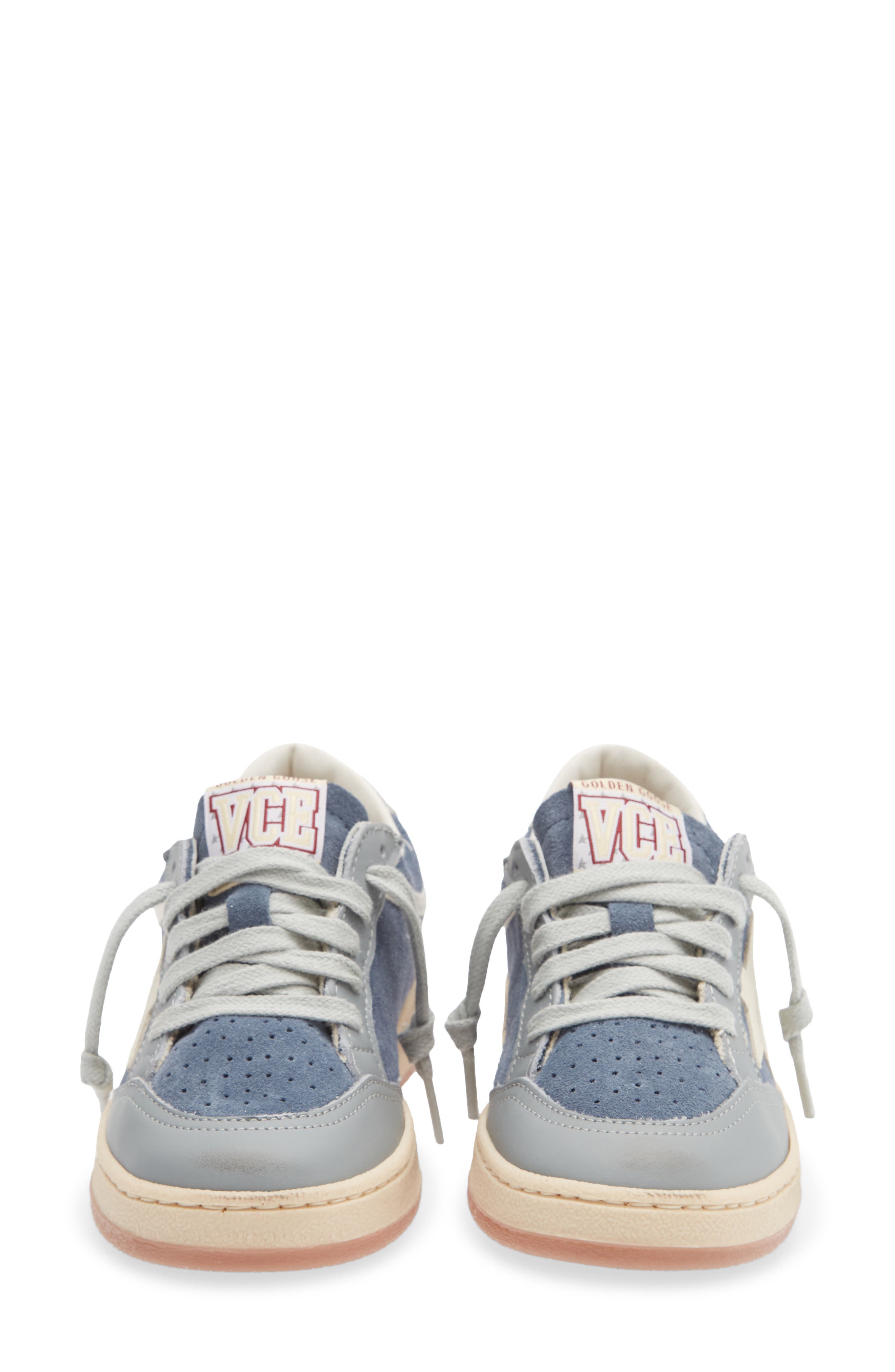 Kids' Ball Star Sneaker, Alternate, color, DENIM BLUE/ WHITE/ SILVER