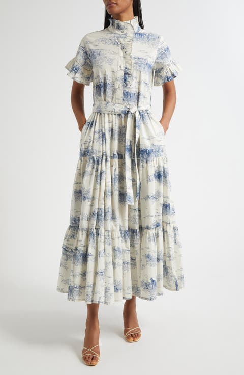 Victoria Ruffle Front Dress