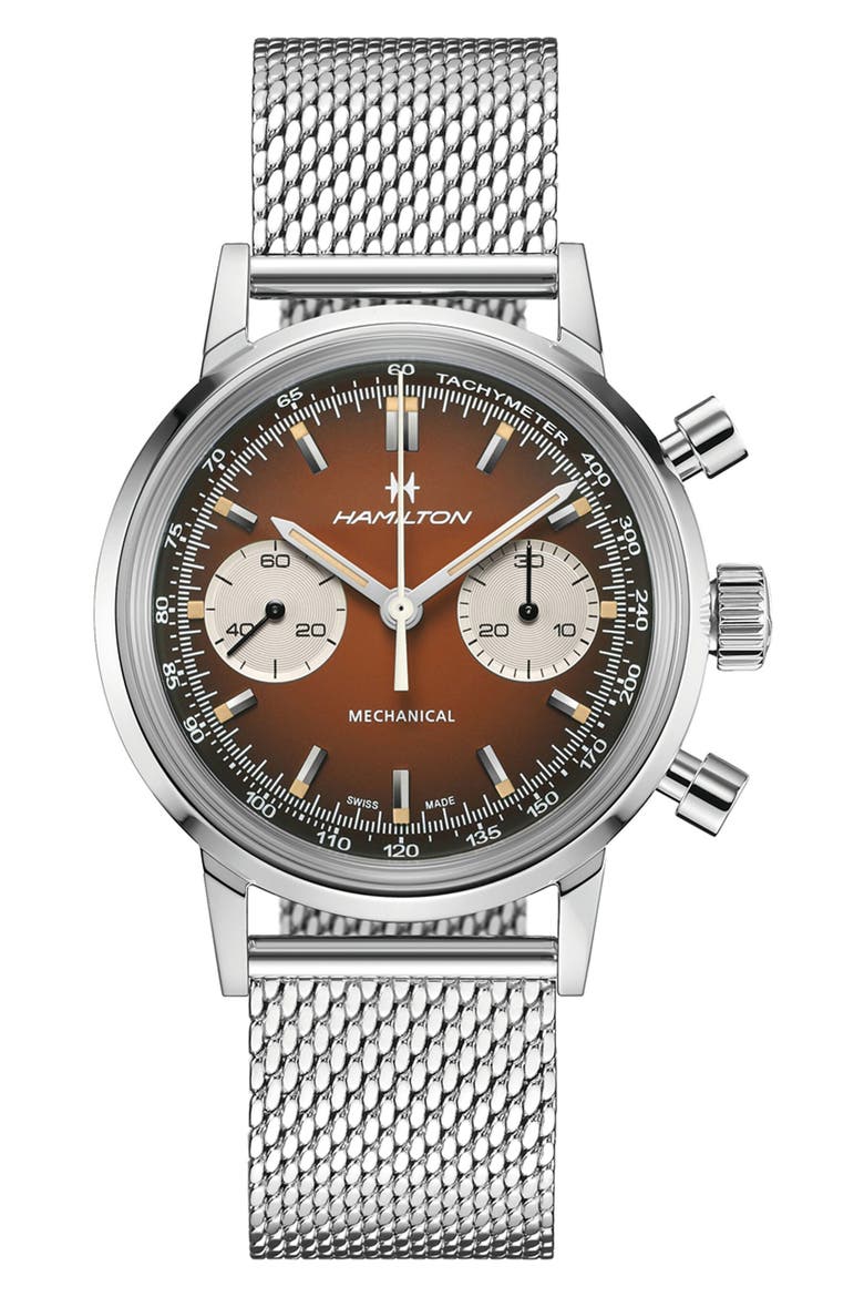 American Classic Intra‑Matic Chronograph Watch Gift Set. 40mm, Main, color, RED