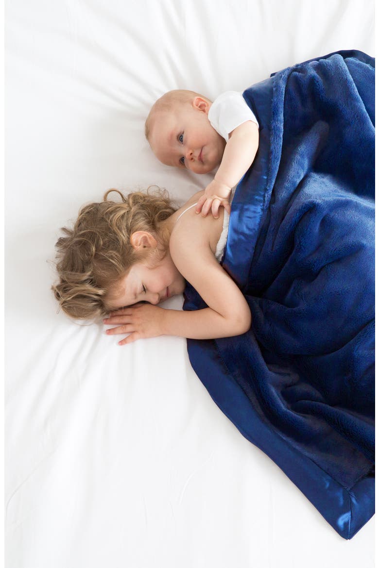 Luxe Baby Blanket, Alternate, color, DENIM