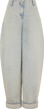 ALIGNE Christina Cuffed Barrel Leg Jeans