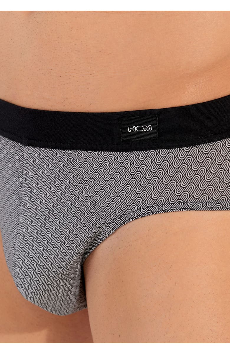 HOM Herbie Comfort Mini Briefs, Alternate, color, Black Print