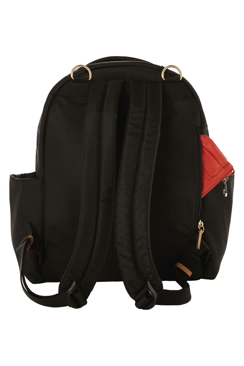 Midi Go 3.0 Water Resistant Diaper Backpack, Alternate, color, BLACK/ TAN