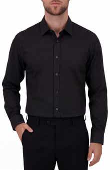 Report Collection Regular Fit Box Print 4-Way Stretch Button-Up Shirt