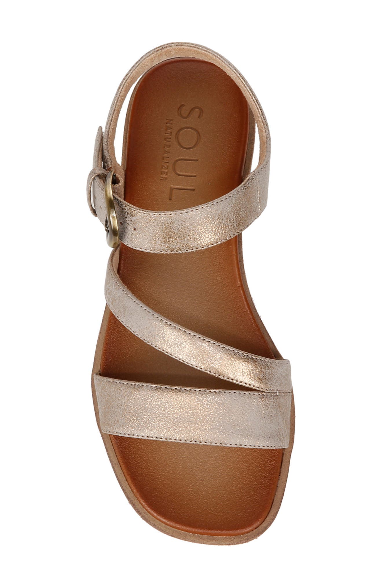 SOUL NATURALIZER Jayvee Sandal, Alternate, color, Metallic Mauve Faux Leather