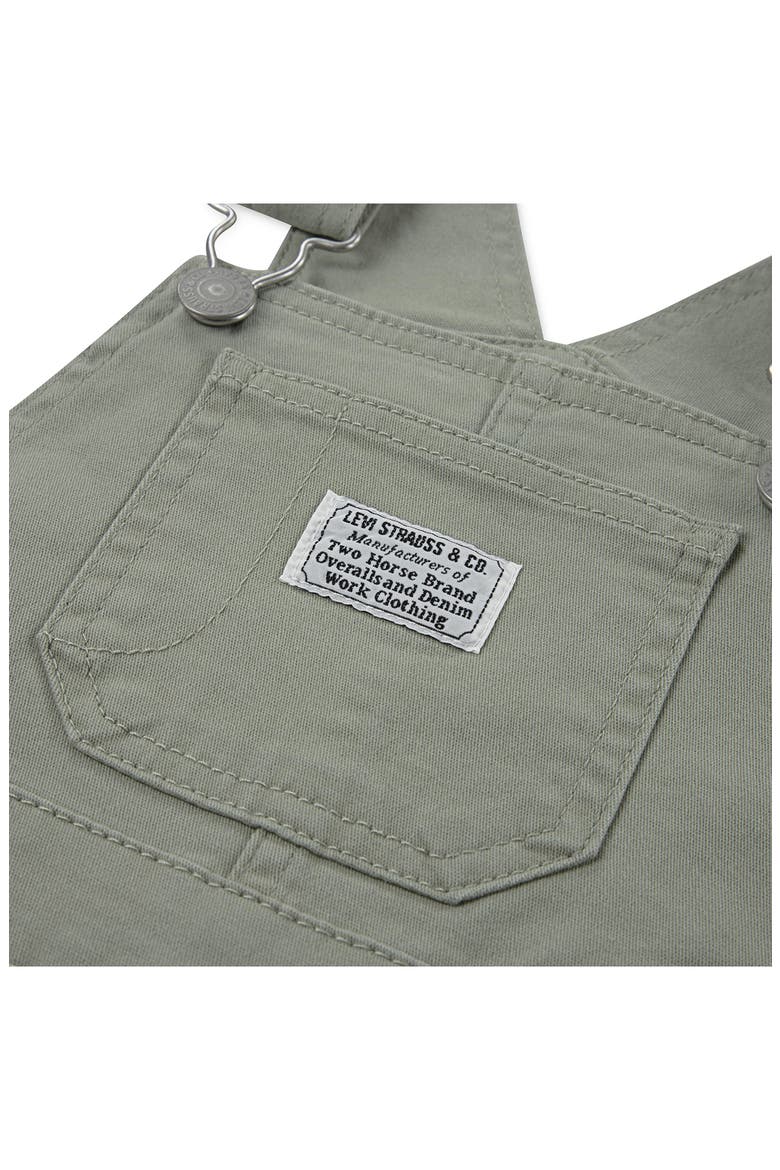 Cotton Stretch Twill Overalls, Alternate, color, SEAGRASS