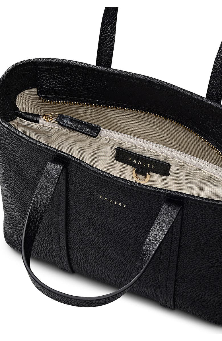 Radley Templeton Place Leather Small Tote Bag, Alternate, color, Black